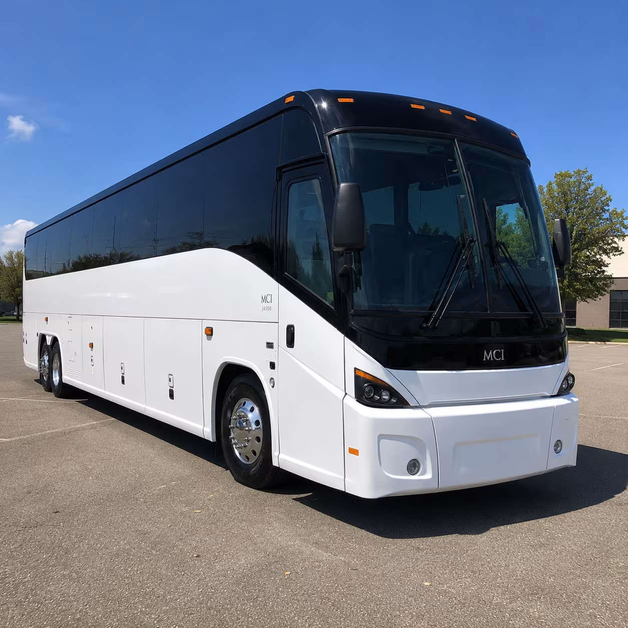 lenexa charter bus rental exterior