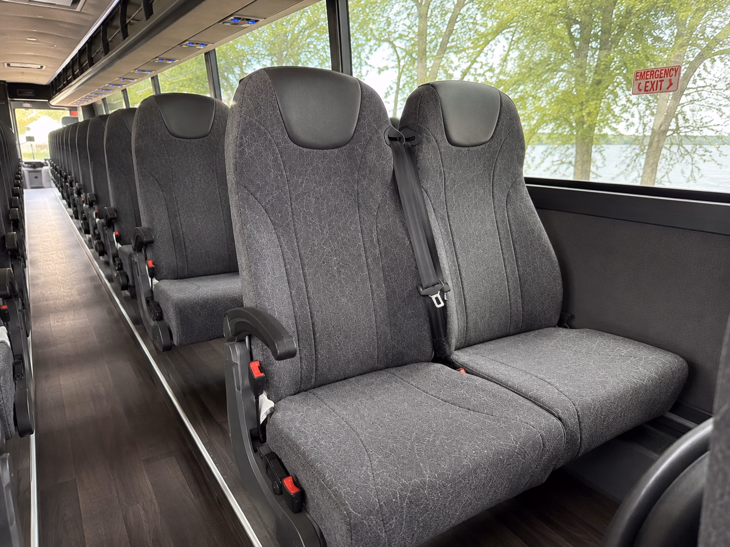 lenexa charter bus rental inside