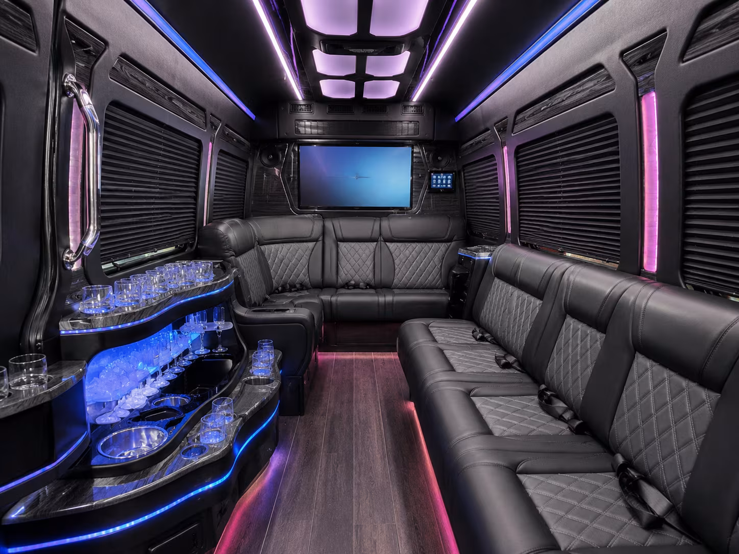 lenexa corporate event transportation onboard seating