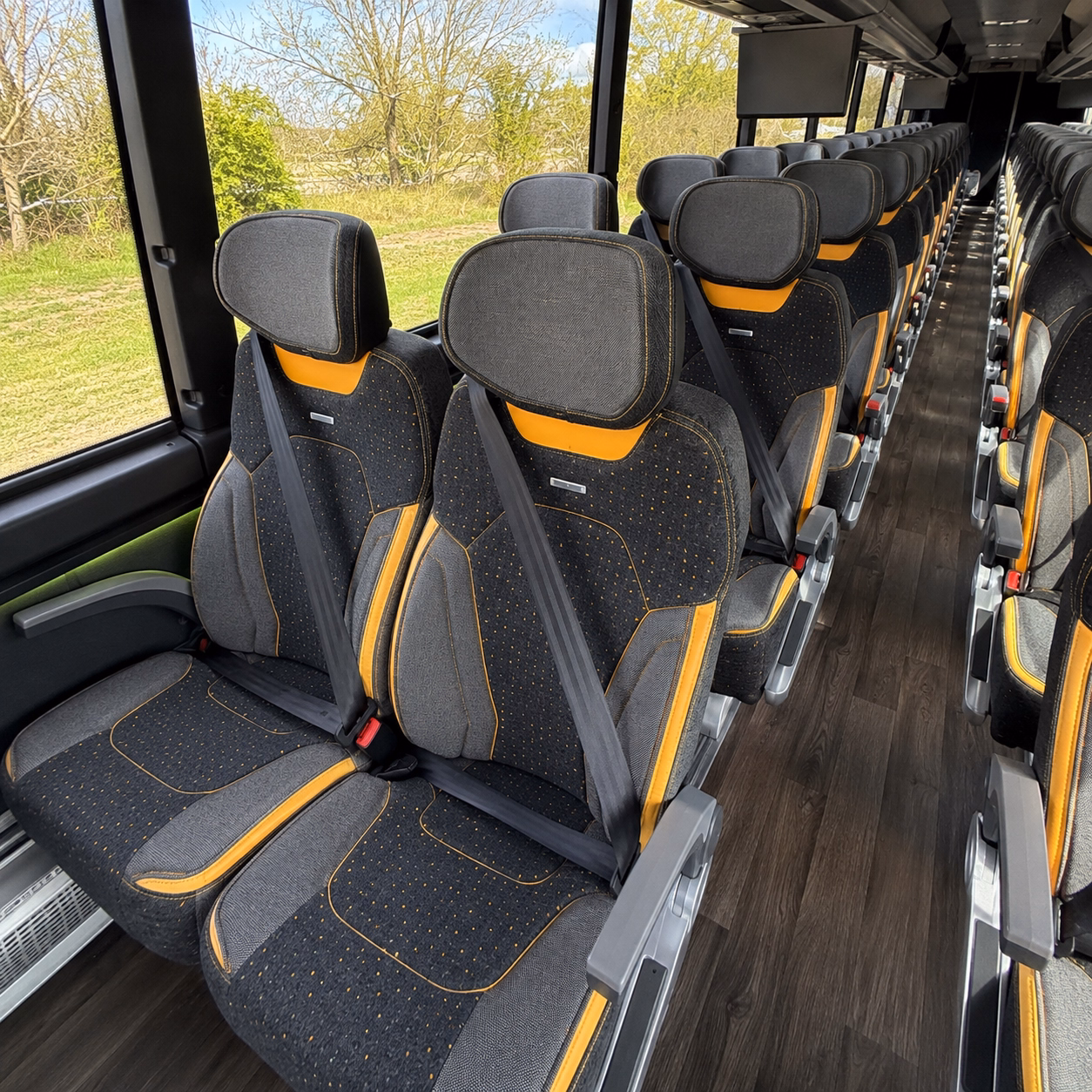 lenexa long distance transportation onboard seating