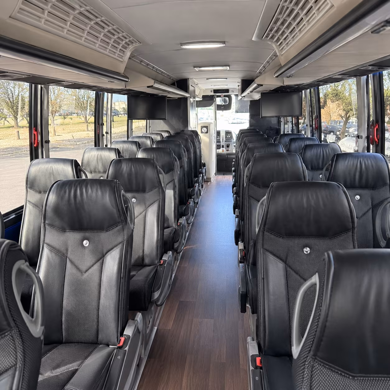 lenexa wedding transportation onboard seating